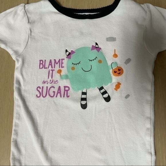 Carter’s Short Sleeve T-shirt Blame it on the Sugar Size 4T tee - Picture 5 of 8
